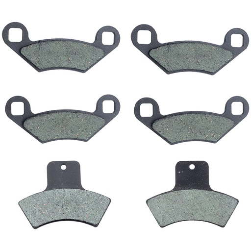 Front Rear Kevlar Carbon Brake Pads For 1998-2002 Polaris Sportsman 500 Worker RSE EBS