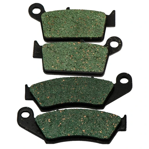 Front Rear Kevlar Carbon Brake Pads For 1995-2001 Honda CR125R CR250R CR500R