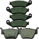 Front Rear Kevlar Carbon Brake Pads For 2004-2012 Honda TRX450R