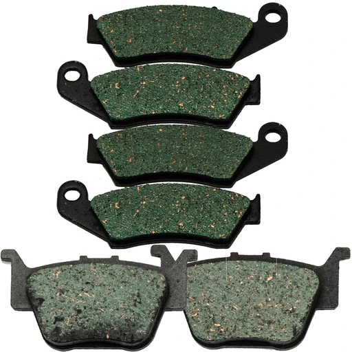 Front Rear Kevlar Carbon Brake Pads For 2004-2012 Honda TRX450R
