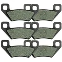 Front Rear Kevlar Carbon Brake Pads For 2005-2009 Arctic Cat 500