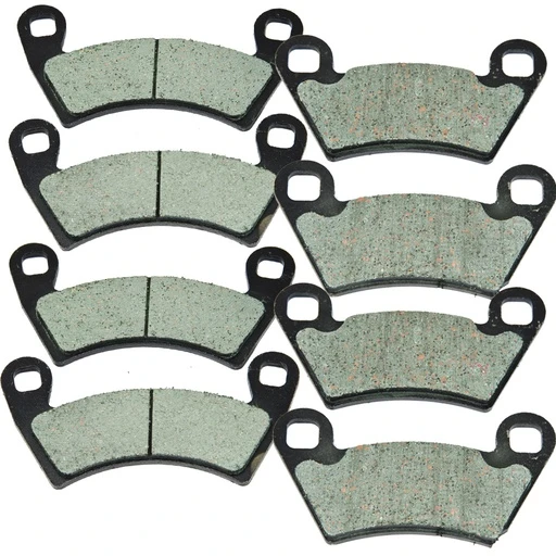 Front Rear Kevlar Carbon Brake Pads For 2010 2011 2012 Polaris Ranger 800 XP