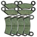 Front Rear Kevlar Carbon Brake Pads For 2008-2014 Polaris RZR 800