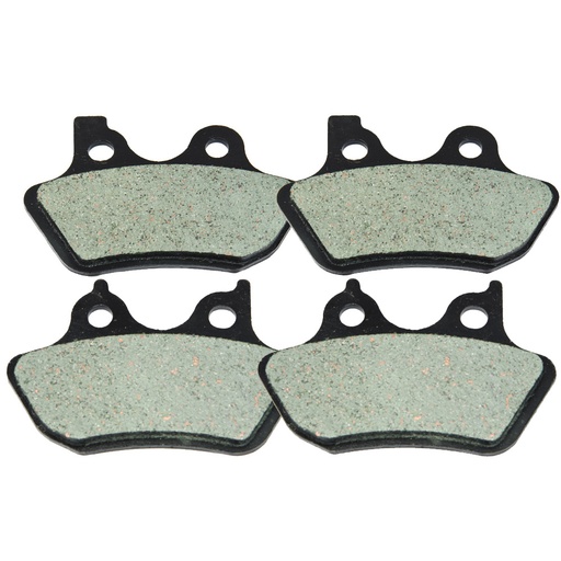 Front Rear Kevlar Carbon Brake Pads For 2000-2007 Harley Heritage Softail Classic