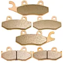 Front Rear Sintered Brake Pads For 2006-2015 Yamaha YFZ 450 YFZ450R