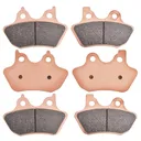 Front Rear Sintered Brake Pads For 2000-2007 Harley Davidson Touring Flhtcui Electra Glide Ultra Classic