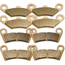 Front Rear Sintered Brake Pads For 2009-2014 Polaris RZR 800 S