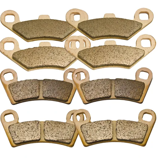 Front Rear Sintered Brake Pads For 2009-2014 Polaris RZR 800 S