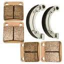 2004 2005 2006 Yamaha Big Bear 400 YFM Front Rear Brake Pads Shoes