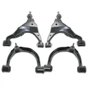 Front Lower Upper Control Arms With Ball Joints For 2005-2015 Toyota Tacoma Base 4WD and Pre Runner RWD Models 4pcs
