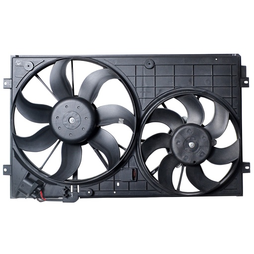 2012 2013 2014 Volkswagen Passat Radiator Cooling Fan Assembly No Louver Type 1K0959455ET