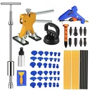 US Car Body Dent Puller Hammer Tool Paintless Hail Dent Removal Kit With 36 x Glue Pulling Tabs