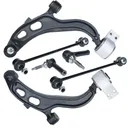 Front Lower Control Arm Tie Rods Sway Bar Suspension Kit For Ford Taurus 2013-2019 Flex 2013-2015 Lincoln MKT 2013-2019 6pcs