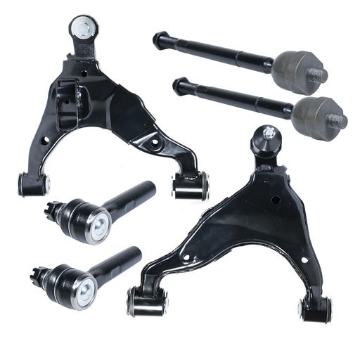 Front Suspension Control Arm Kit For 2005-2015 Toyota Tacoma 4WD Base and 2WD Pre Runner 6pcs