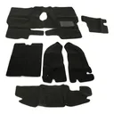 6 Piece Floor Mat Set For 1997-2006 Jeep Wrangler TJ Carpet Kit Black