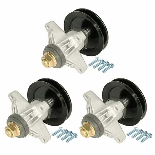 3x Spindle Assembly For Cub Cadet 54 inch Deck LT1024 LT1050 Replace 618-04129 918-04129