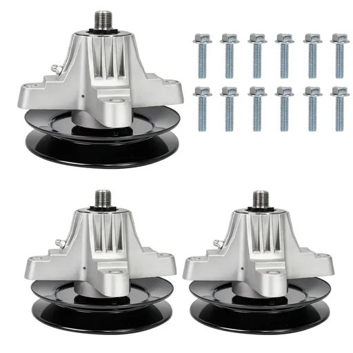 3x Spindle Assembly Fit Cub Cadet 50 Deck LTX 1050 Replace 618-05016 918-05016