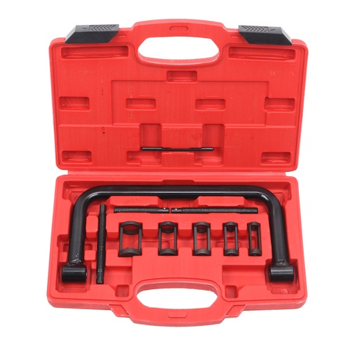 Valve Spring Compressor with 5pcs Adapters Valve Spring Removal Tool 10pcs For Motorcycle ATV Car Small Engine Vehicle Equipment