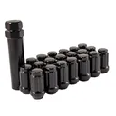 12 x 1.5 Black Lug Nuts & Lock Key 5x114.3 to 5x4.5 For Ford Chevy Honda Acura