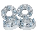 1.25 inch 5x120 Wheel Spacers Hubcentric 70.5mm Hub Bore M12x1.25 Studs For Chevy GMC 4pcs