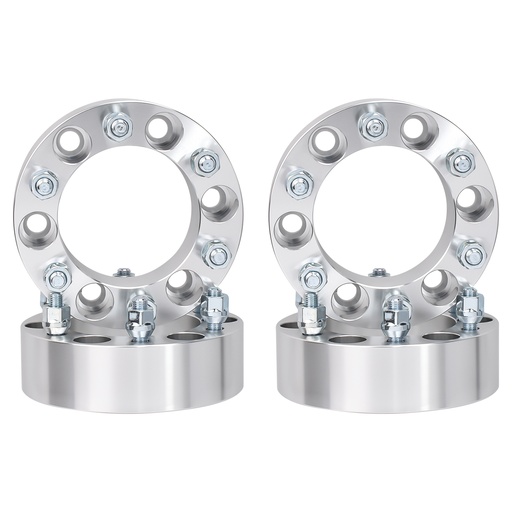 6x5.5 Wheel Spacers 2 inch 108mm Hub Bore M12x1.5 Studs For Toyota Tacoma 4Runner Tundra 4pcs