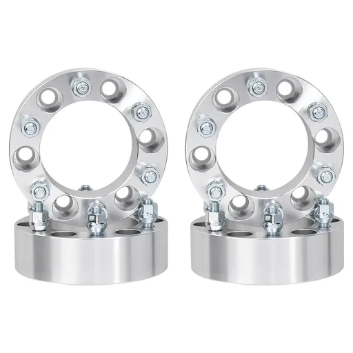 thumbnail image 2 of Brakeautor 2 Inch Wheel Spacers - 6x5.5 Bolt Pattern, 12x1.5 Threads, 4pc Set 2 of 6