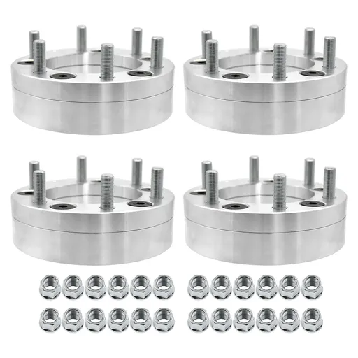 5x5.5 to 6x5.5 Wheel Adapters 2 inch 5x139.7mm To 6x139.7mm Conversion Wheel Adapter 108mm Hub Bore 14x1.5 Studs 4pcs