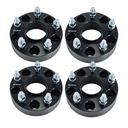 1.25 inch Hub Centric Wheel Spacers 5x127 For 2007-2014 Jeep Wrangler Black 4pcs
