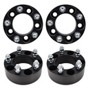 5x4.5 Wheel Spacers 2 inch 82.50mm Hub Bore 1/2"x20 Studs For Ford Mustang Edge Ranger Explorer Black 4pcs
