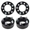 5x4.5 Wheel Spacers 2 inch 82.50mm Hub Bore 1/2"x20 Studs For Ford Mustang Edge Ranger Explorer Black 4pcs