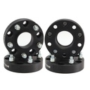 5x5.5 Wheel Spacers Hubcentric 1.5 inch 77.8mm Hub Bore M14x1.5 Studs For 2012-2016 Ram 1500 Black 4pcs