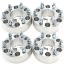 5x127 Wheel Spacers Hubcentric 2 inch 71.5mm Hub Bore 1/2"x20 Studs For Jeep Wrangler Cadillac Chevy Buick GMC 4pcs
