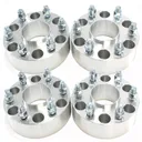 5x127 Wheel Spacers Hubcentric 2 inch 71.5mm Hub Bore 1/2"x20 Studs For Jeep Wrangler Cadillac Chevy Buick GMC 4pcs