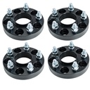5x4.5 Hub Centric Wheel Spacers 20mm 64.1mm Hub Bore M12x1.5 Studs For Honda Civic CRV Accord TLX Black 4pcs