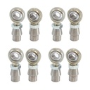 3/4 x 3/4-16 Economy 4 Link Rod End Kit With 3/4 Steel Cone Spacers & Bungs .120 Wall Heim Joint Rod End 4pcs
