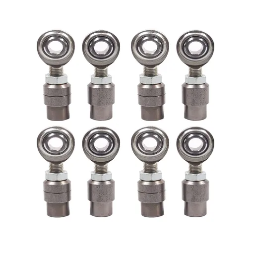 4x Economy Panhard Bar Rod End 3/8" x 3/8"-24 Heim Joint Bungs .058" Wall
