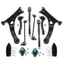 12pcs Front Control Arm Ball Joint Sway Bar Tie Rod Suspension Kit Replacement For 2003-2008 Toyota Corolla All Models