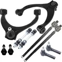 Front Upper Control Arm Sway Bar Tie Rod Suspension Kit For 2015-2019 Cadillac Escalade Chevy Silverado GMC Sierra 1500 10pcs