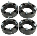 4x156 Wheel Spacers 2 inch 131mm Centerbore 3/8"-24 Studs For Polaris Ranger RZR Sportsman Xplorer 4pcs