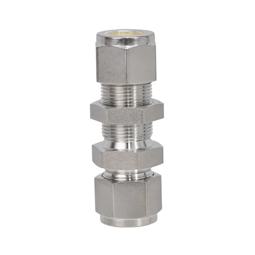 Stainless Steel Bulkhead Union Fitting 1/2" Tube S-810-61