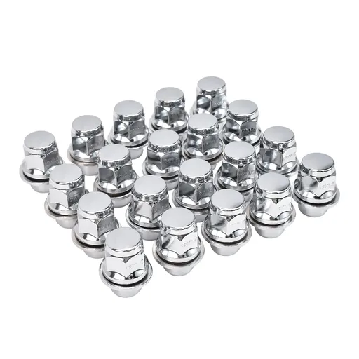 Chrome 12x1.5 Mag Lug Nuts With Washer For Toyota Camry Corolla Tacoma Lexus Scion 20pcs