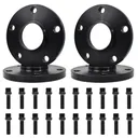 5x130 Wheel Spacers 15mm  M14x1.5 Studs 71.5mm Center Bore For Audi Q7 Porsche 911 4pcs