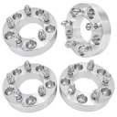 5x5 to 5x4.5 Wheel Adapters 1.5 inch 82.5mm Center Bore 1/2"-20 Thread Pitch For Jeep Wrangler JK WJ WK XK 07-18 4pcs