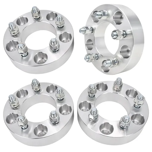 5x5 to 5x4.5 Wheel Adapters 1.5 inch 82.5mm Center Bore 1/2"-20 Thread Pitch For Jeep Wrangler JK WJ WK XK 07-18 4pcs