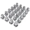 14x1.5 Chrome Lug Nuts For Ford F150 Expedition Transit Lincoln 2015-2022 24pcs