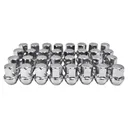 14x1.5 Chrome Lug Nuts For Chevy Silverado 2500 1999-2018 32pcs