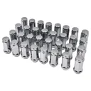 14x1.5 Chrome Lug Nuts For Chevy Silverado GMC Sierra 2500 HD 1999-2023 32pcs