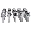 12x1.5 Chrome Lug Bolts 28mm Shank Ball Seat For Mercedes Benz SL320 500 20pcs