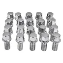 14x1.5 Lug Bolts Cone Seat 28mm Shank For Volkswagen Golf Jetta R32 Audi Q7 20pcs