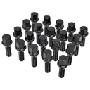 12x1.25 Black Lug Bolts For Jeep Compass Renegade Cherokee Ram 700 20pcs